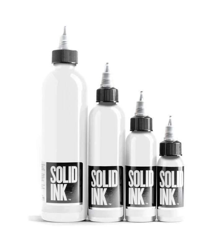 Solid Ink Mixing White 2oz Tattoo Ink (SI-88-2OZ)