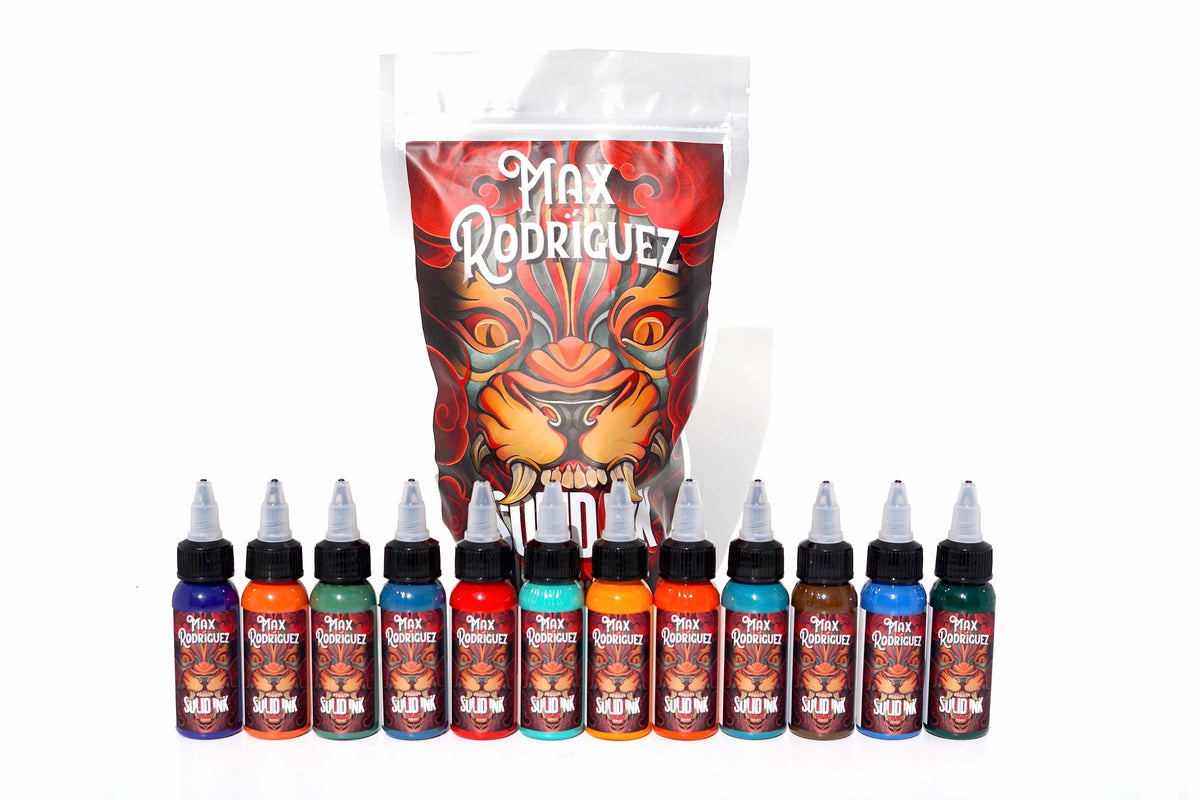 Set Max Rodriguez – 12 Colors – 1oz – Solid Ink